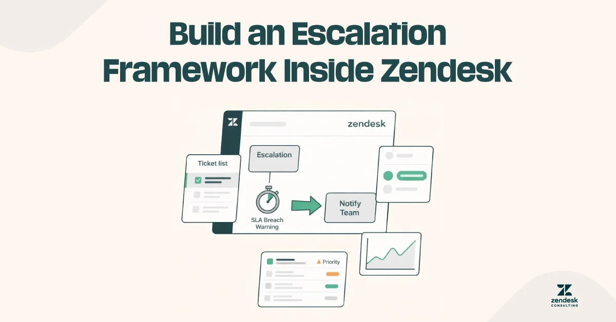 Build an Escalation Framework Inside Zendesk